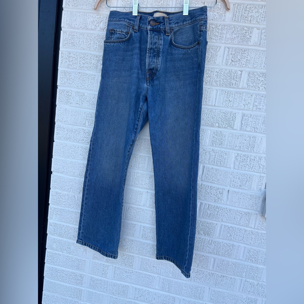 The Row Women’s Straight Blue Jeans